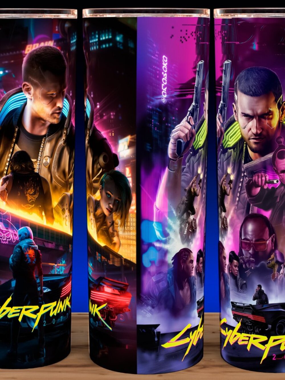 Cyberpunk 2077 Welcome to Night City Tumbler 20oz